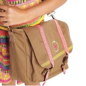 American Girl Doll Canvas Lea Clark Full Size Messenger Bag/Shoulder Tote